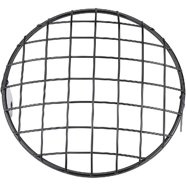 Acouto 8" Headlight Grille Motorcycle 8 Inch Headlight Mesh Grill Cover Side Mount Universal Lamp Mask Protector for Cafe Racer Motorcycle Headlight