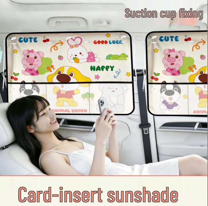 Car Window Privacy and Sun Shade Canopy for Safe Seat and Sleeping