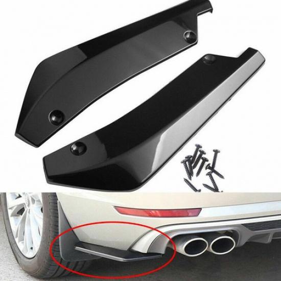 Car Sport Rear Bumper Lip Diffuser Splitter Canard Spoiler Fits For Honda Civic