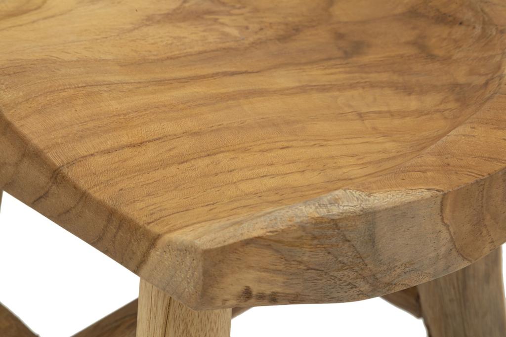 Sel Stolička Teak Cm 40X32X42