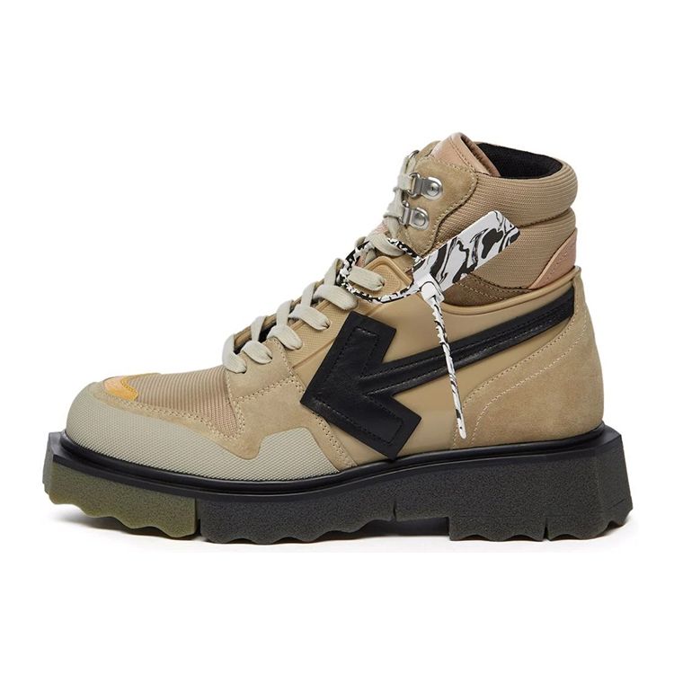 

Off-White Hiking Sneaker Boot Beige Men Sneakers Brown OMIA228F21FAB001-6110 41