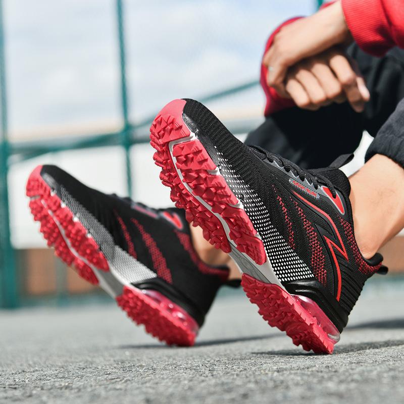 Męskie buty do biegania maratońskiego buty siateczkowe poduszka powietrzna miękka podeszwa ultralekkie amortyzujące sportowe buty do treningu studenckiego fitness do biegania