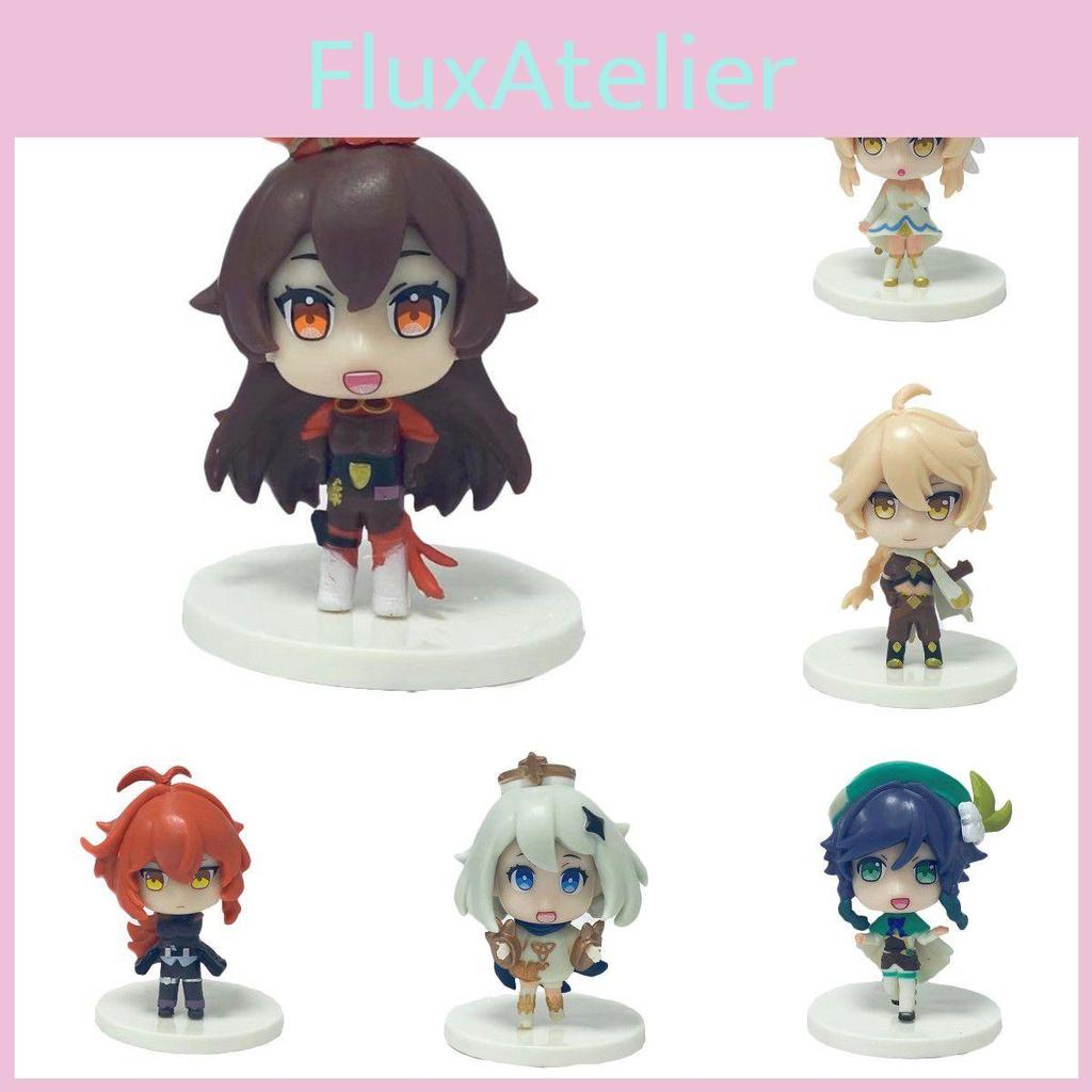 Exquisite 6pcs/set Genshin Impact Action Figures Featuring Klee Paimon And More For Collectors