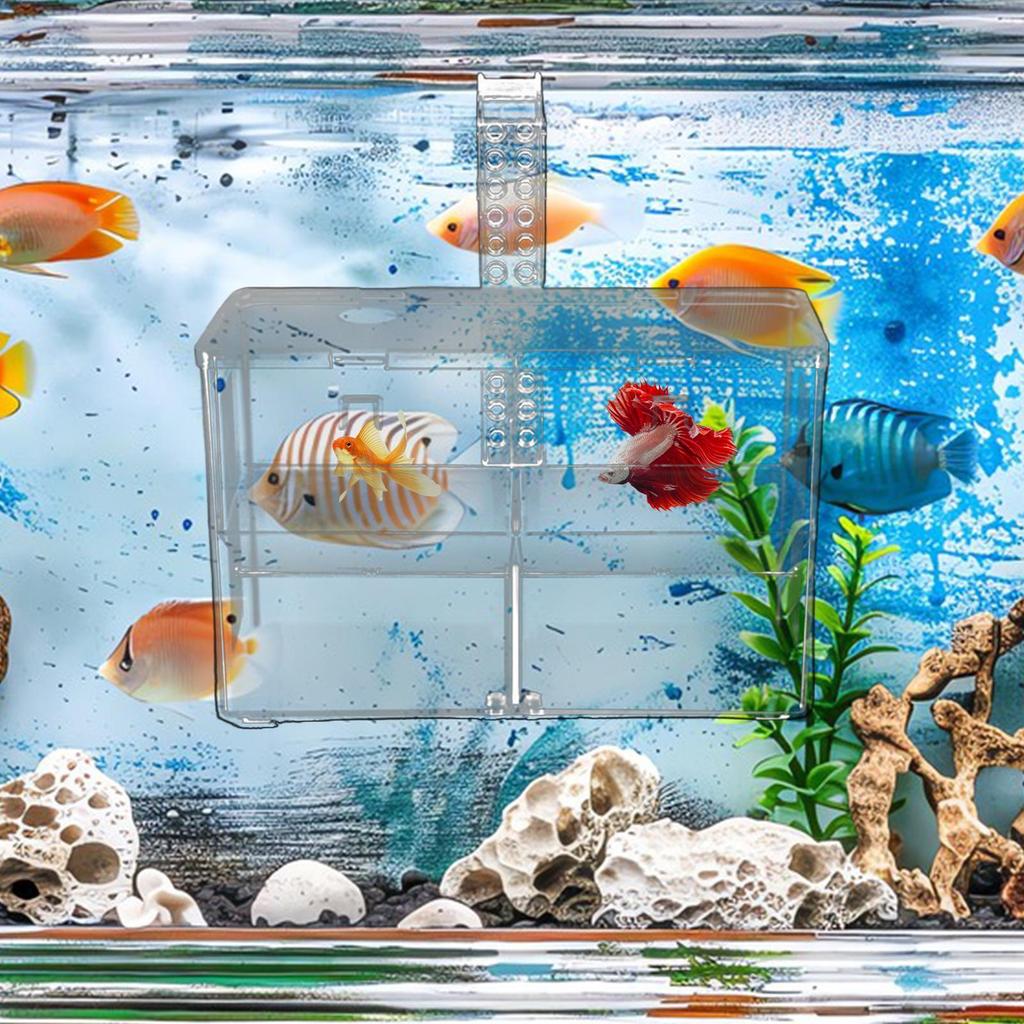 Aquarium Isolation Box Fish Tank Small Fry Breeding Box Multifunction Spawning Hatching Room Aquarium Accessories Fish Supplies