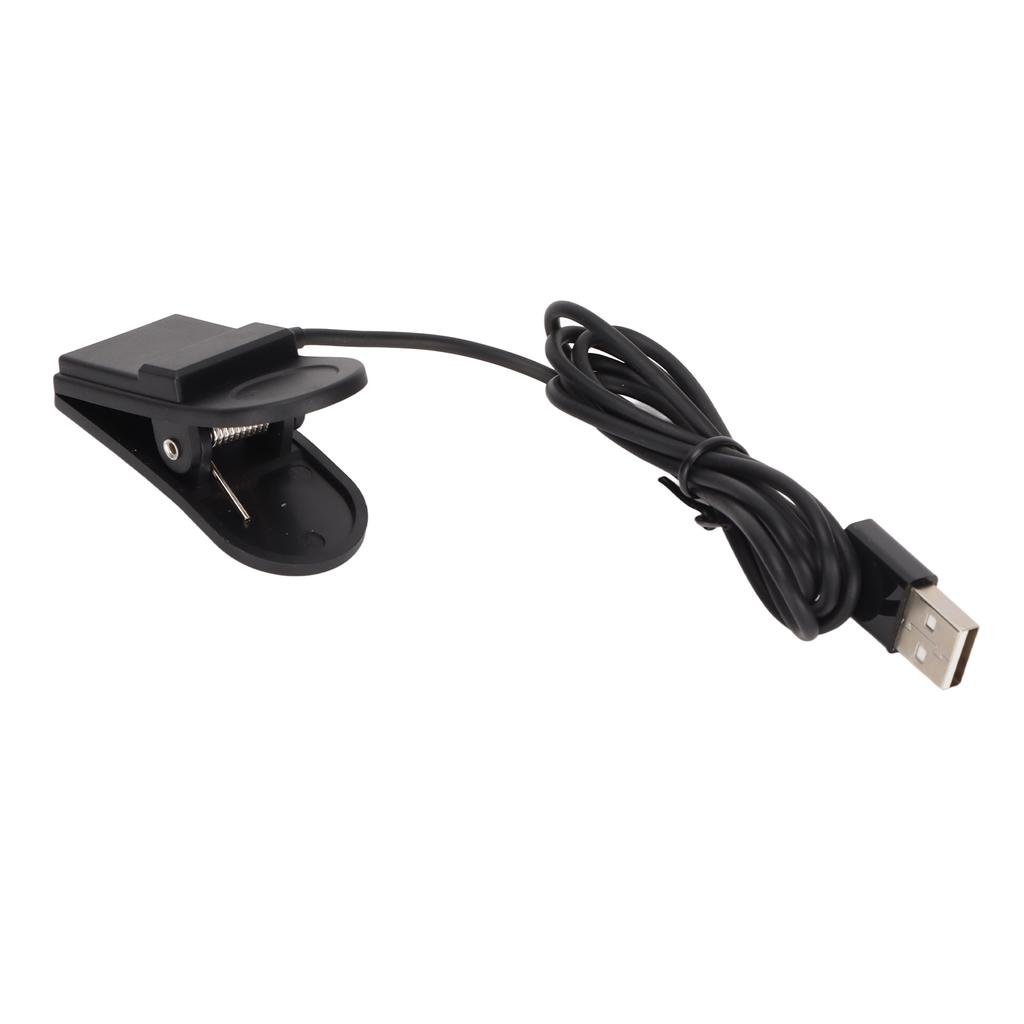USB Smartklokkelader Ladekabel for Garmin Fenix Chronos Smartklokke Svart