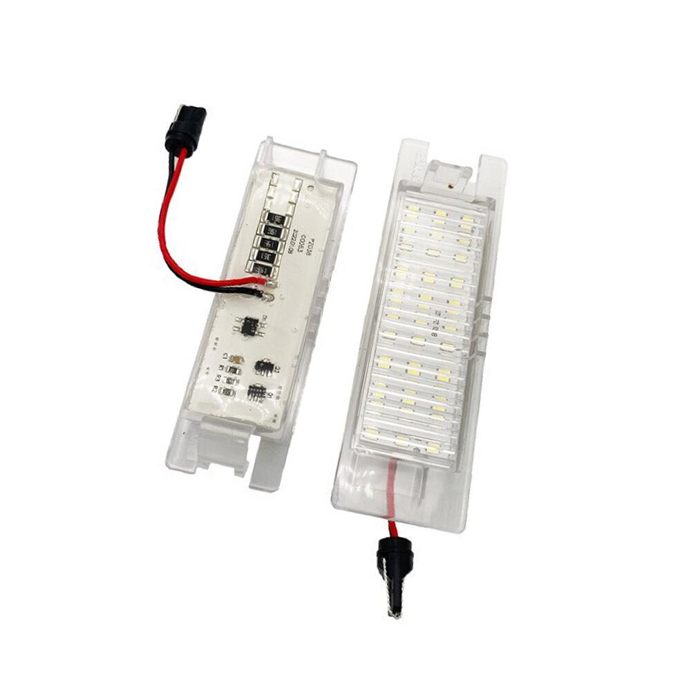 2PCS Rear License Plate Light 13139990 For Opel Vauxhall Corsa C D E Meriva A B