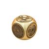 Zodiac Luck and Wealth Brass Fidget Cube: Eight-Sided Rotating Spinner