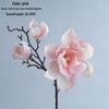 Three-Headed Magnolia Artificial Flower for Wedding Decor (CL22001)