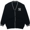 New MLB Base Logo Knitwear Unisex Black 3AKCB0121-50BKS