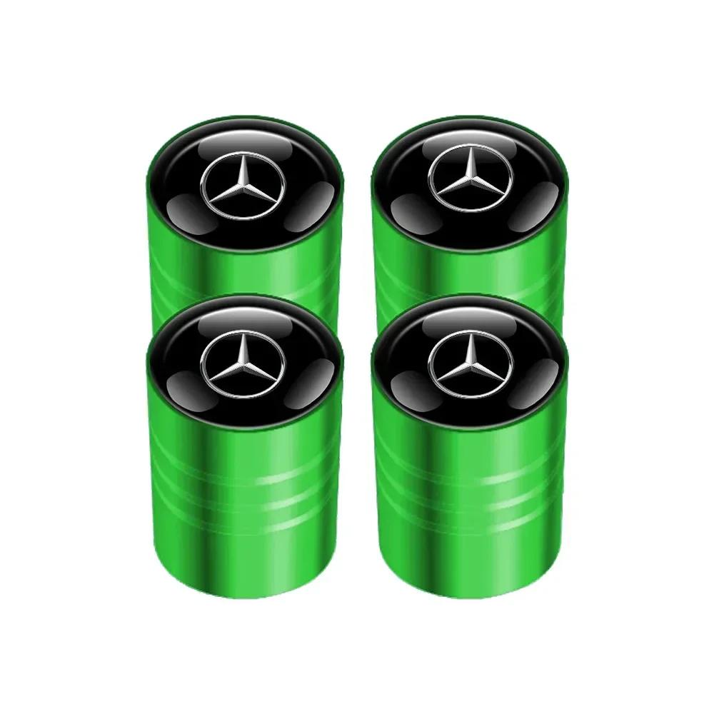 Naklejka Samochodowa 2025 Gorąca Do Mercedes Benz 4 szt. Nakładki na Zawory Kół Samochodowych i Opon Do Mercedes Benz W203 W204 W205 W 206 W21
