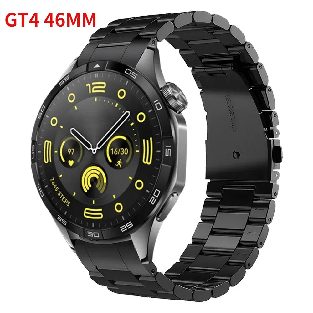 Official Original Wristband for Huawei Watch GT 4/5 46MM Metal Stainless Steel Replaceable Watchband for Huawei Watch GT 5 46mm
