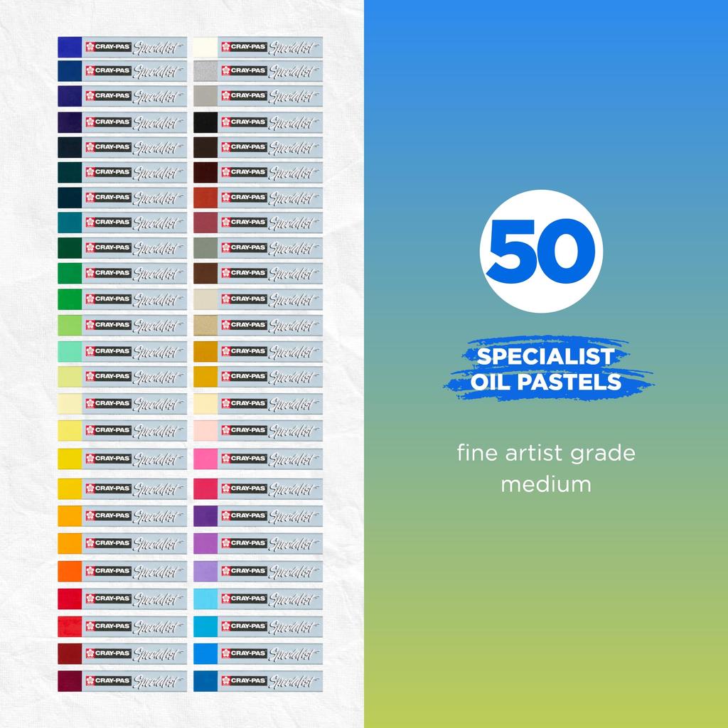 SAKURA Cray-Pas Specialist Oil Pastel Set - Premiu