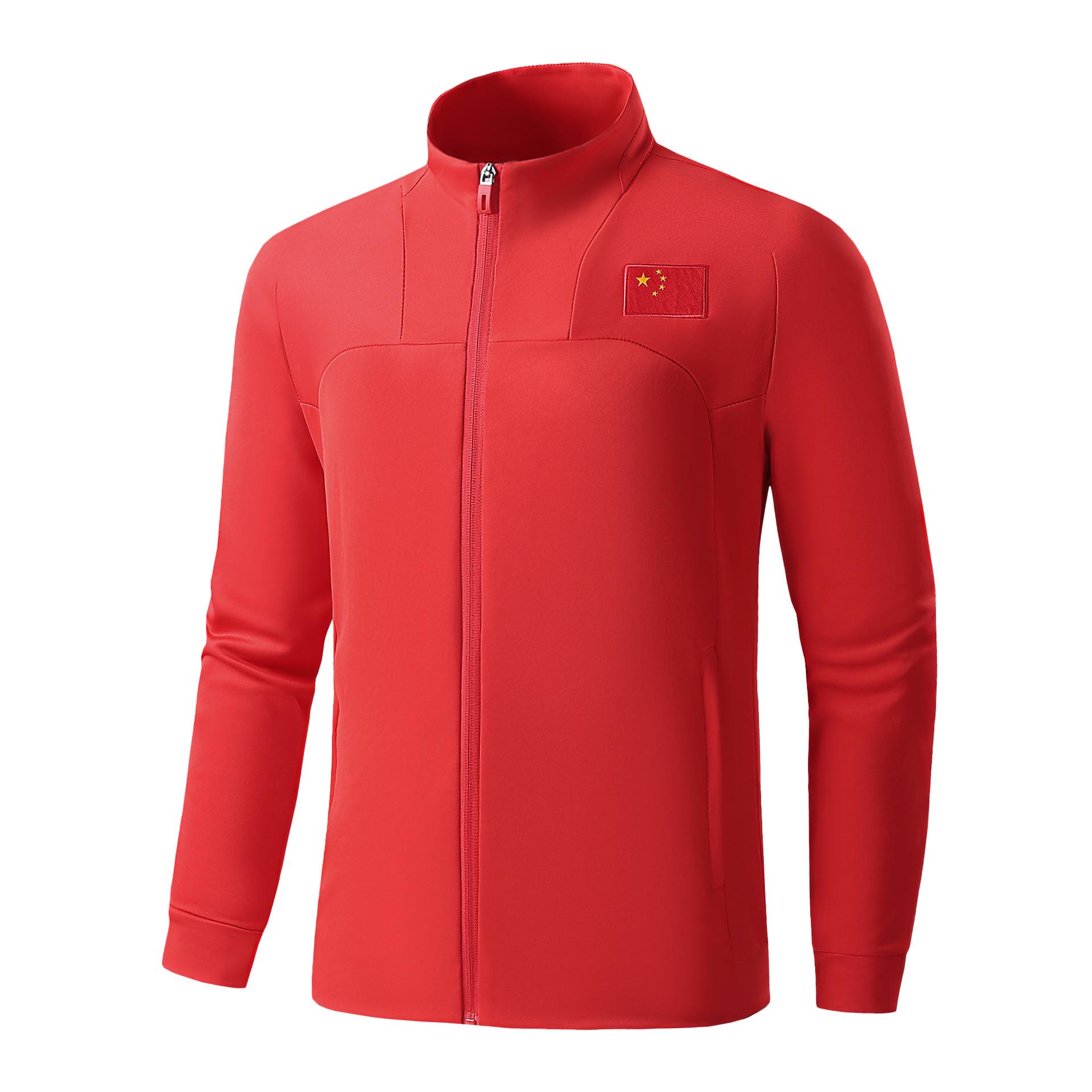 2022 Spring/Autumn Chinese Flag Martial Arts Training Jacket 4XL