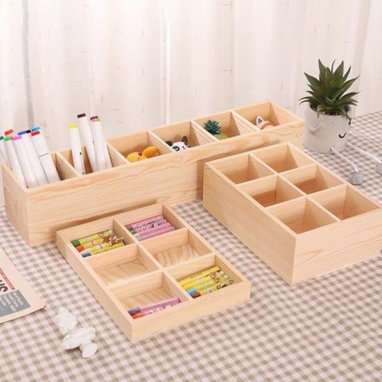 Paint Brush Storage Case Smooth Edge Burr Free Large Capacity Multiple Compartments Rectangular