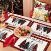 Christmas Placemats Cartoon Party Insulation Dining Table Christmas Atmosphere Placemats