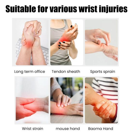 Wrist Brace Carpal Tunnel Pain Relief Band Ulnar Brace Ultra-Thin Elastic Wrist Support for Sports Training Fitness Driving Computer Work