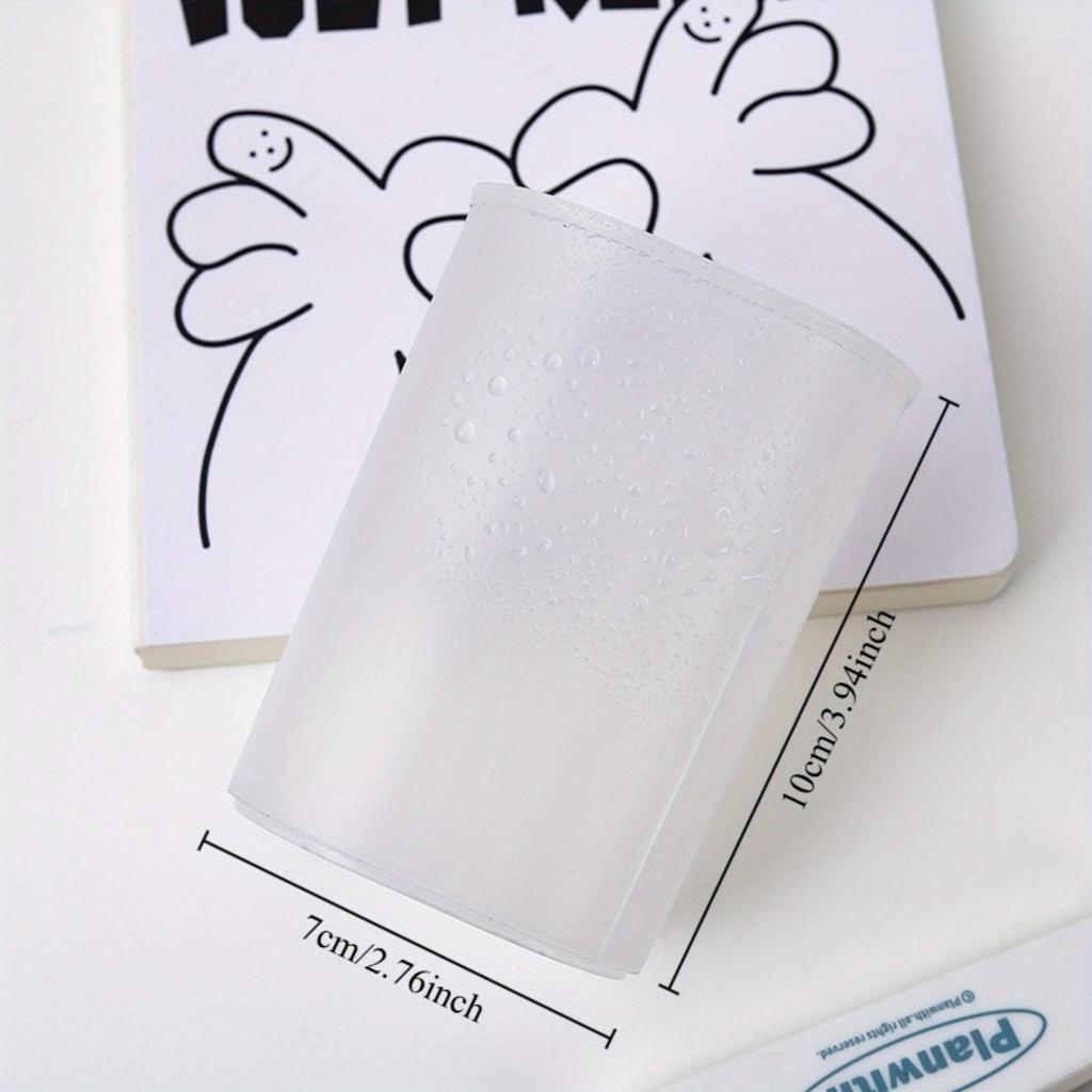 Clear Plastic Desk Organizer Containers - Multi-Functional Storage for Pens,  Makeup Brushes, School, Home, Workspace