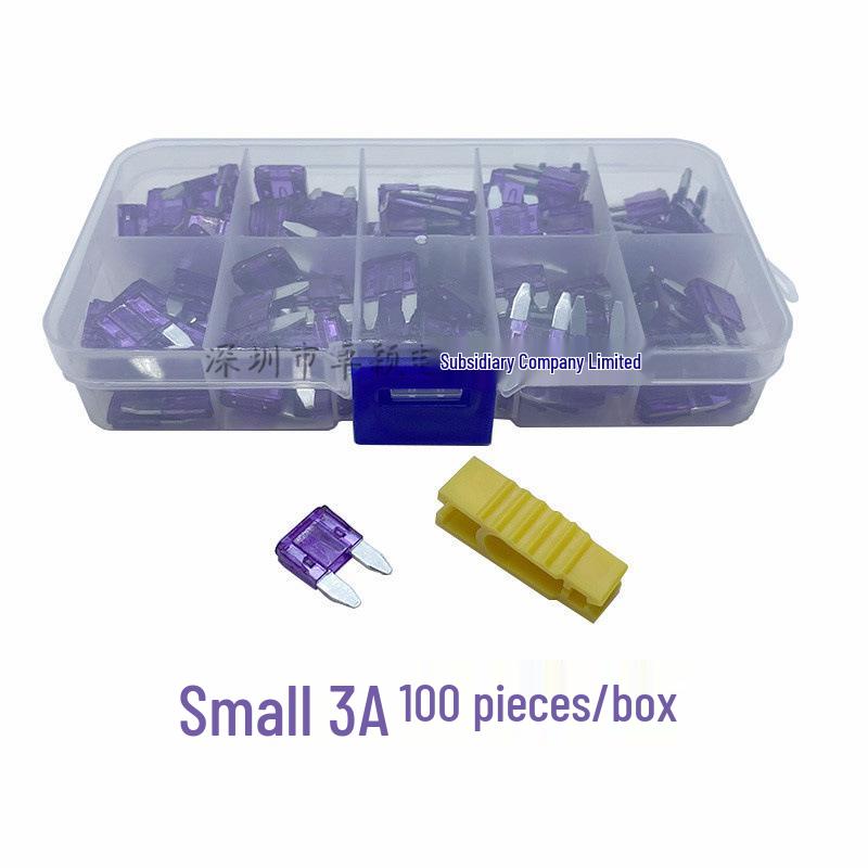 Car Fuse Box Set: Blade Fuses In Small, Medium, & Large (1A, 3A, 10A, 15A)