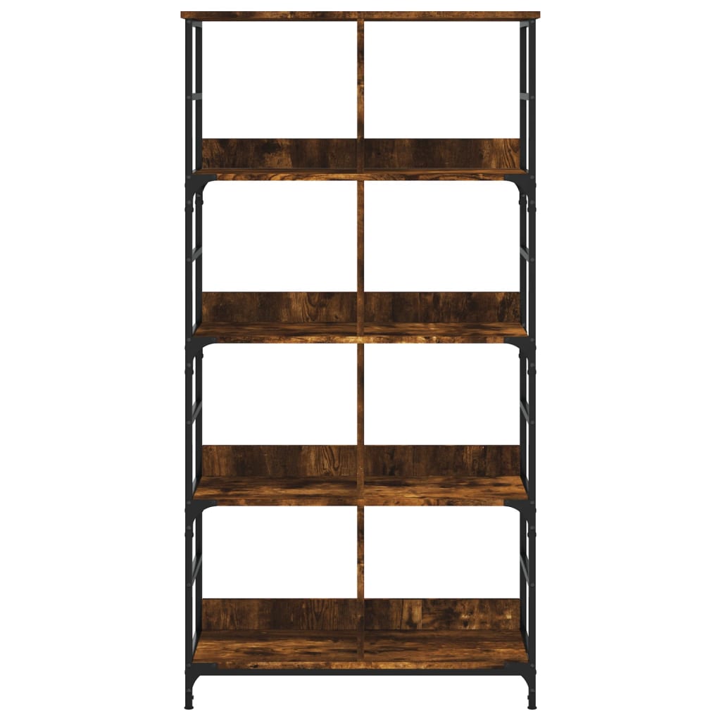 Bookshelf Smoked Oak 78.5 x 33 x 153 cm Wood Based Panel