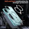 For Samsung Galaxy A07 4G Magnetic Case Military Protection PC + TPU Kickstand Phone Cover