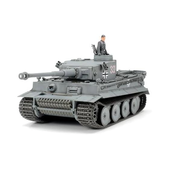 TAMIYA 1/35 Военная миниатюра Серия №216 Немецкий армейский тяжелый танк Tiger I Тип Ранний выпуск Пластиковая модель 35216