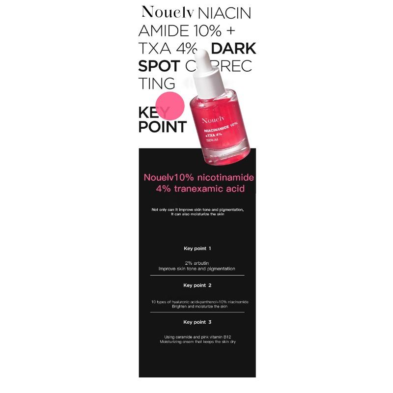 10% Niacinamid + 4% Hyaluronsäure Gesichtsessenz Ceramid, Vitamin B12