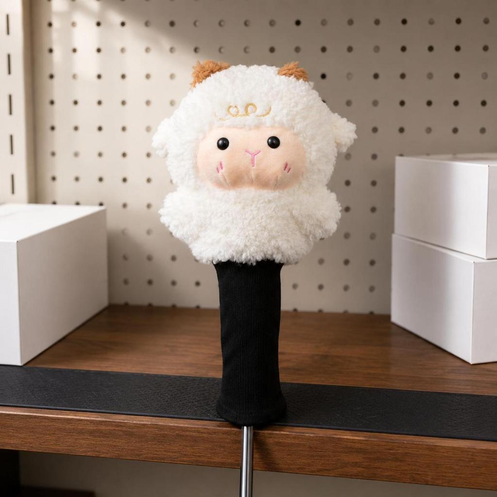 Sheep Golf Headcover Fuzzy Soft TubeStyle Sports Gear