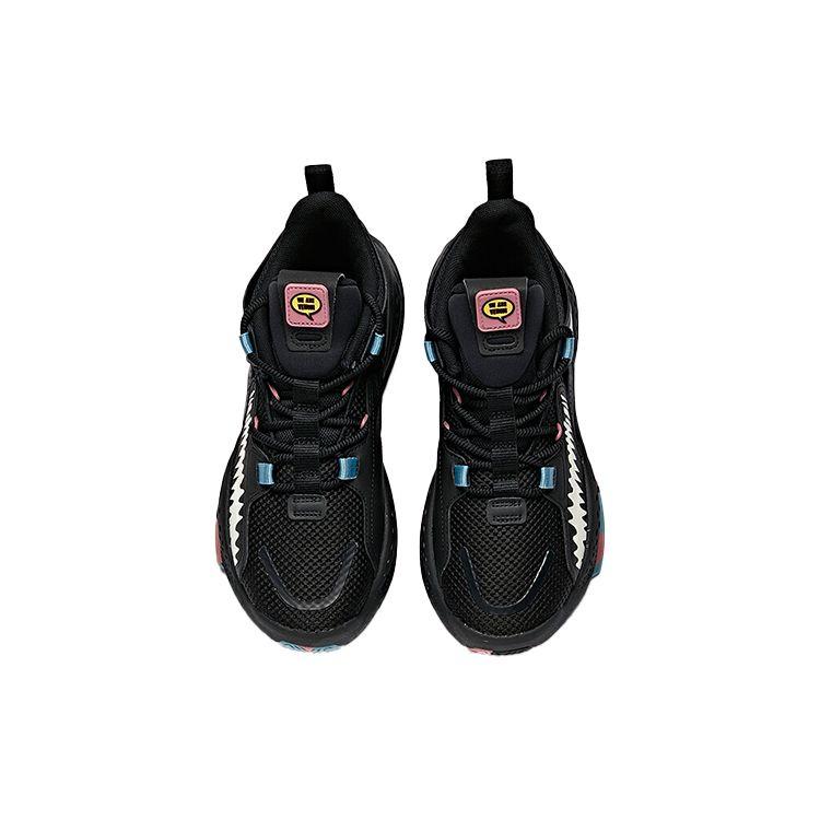 Anta Marvel X Dominance Mid-Top Sneakers Women Sneakers Black White 122048080S-10