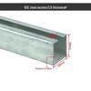 Dedicated Galvanized C-Channel Steel Track 30C/40C/50C for Crane Cable Trolley