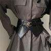 Black Elastic Cummerbunds Adjustable Waist Corset Elegant Wide Belt  Dress