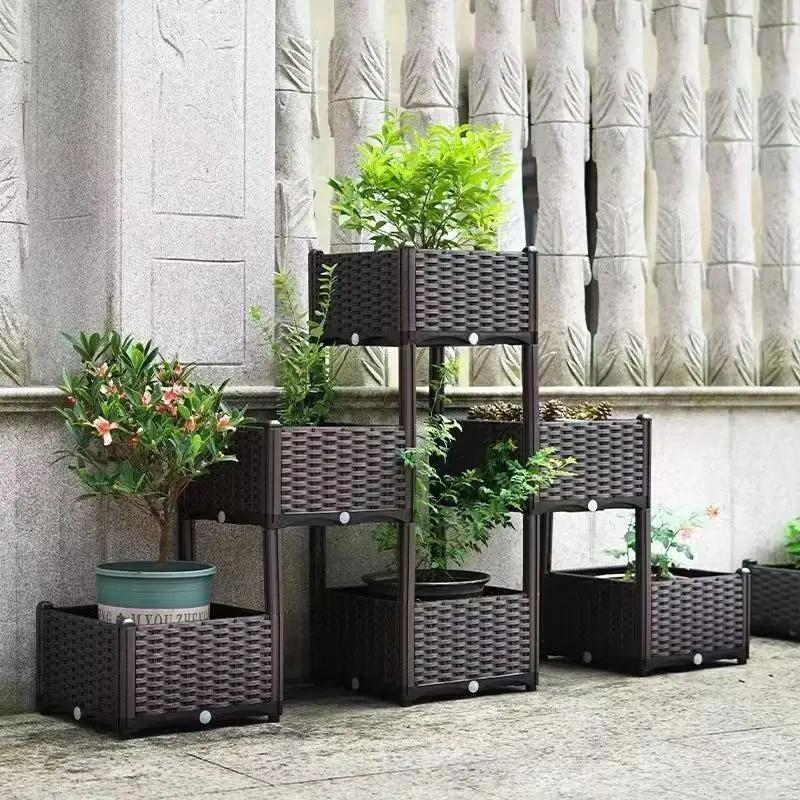 Modular Planting Box for Vegetables, Seedlings, Flowers, and Trees – Ideal for Balcony or Greenhouse Use