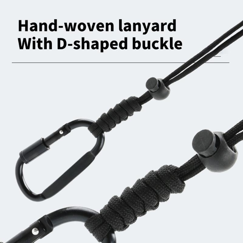 Water Bottle Lanyard With Hook Anti-loss Rope Backpacks Hanging Buckles Small Tool Braids Rope Key Rings Easy To Use