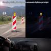 Energy Saving LED Strobe Construction Light Solar Power Solar Barricade Warning Light  Outdoor
