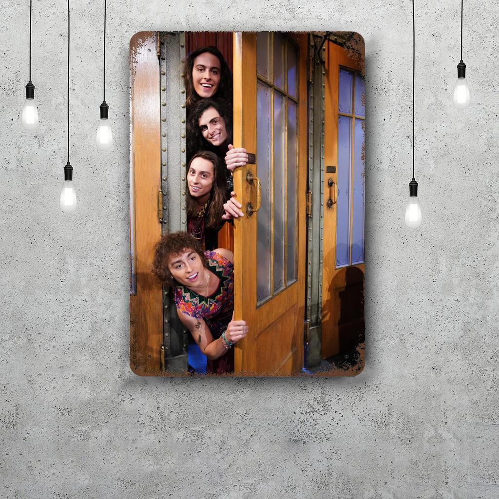 Greta Van Fleet Metal Signs Wall Decor Vintage Tin Signs Captain Metal Poster Decor for Bar Pub Club Wall Decoration