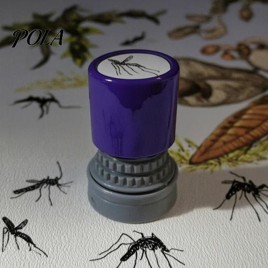 Practical Joke Stamp Prank Mosquito Stamp, Self Inking Funny Dead Realistic Insect for Pranks Novelty Gag Gift Self-inking