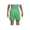 Nike Logo Solid Color High-Waisted Shorts Women Shorts Green DM6729-363