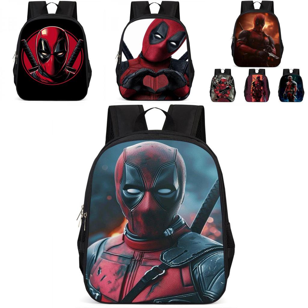 Zaino per Bambini Deadpool da 15 pollici, Extra Grande Capacità, Leggero, in Tessuto Oxford