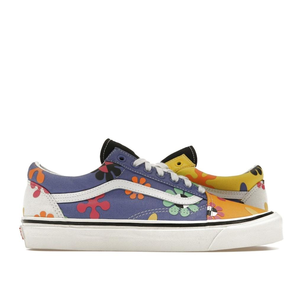 Vans Old Skool 36 DX Anaheim Factory - Psychedelic Floral Unisex Sneakers Multi-Color VN0A54F341S