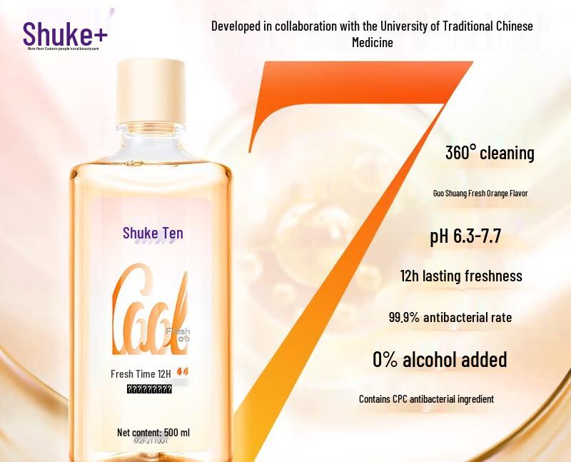 

Saky+ Fresh Breath Mouthwash