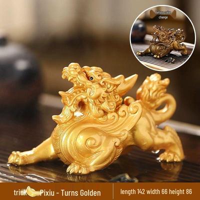 Color-Changing Resin Tea Pet Ornaments