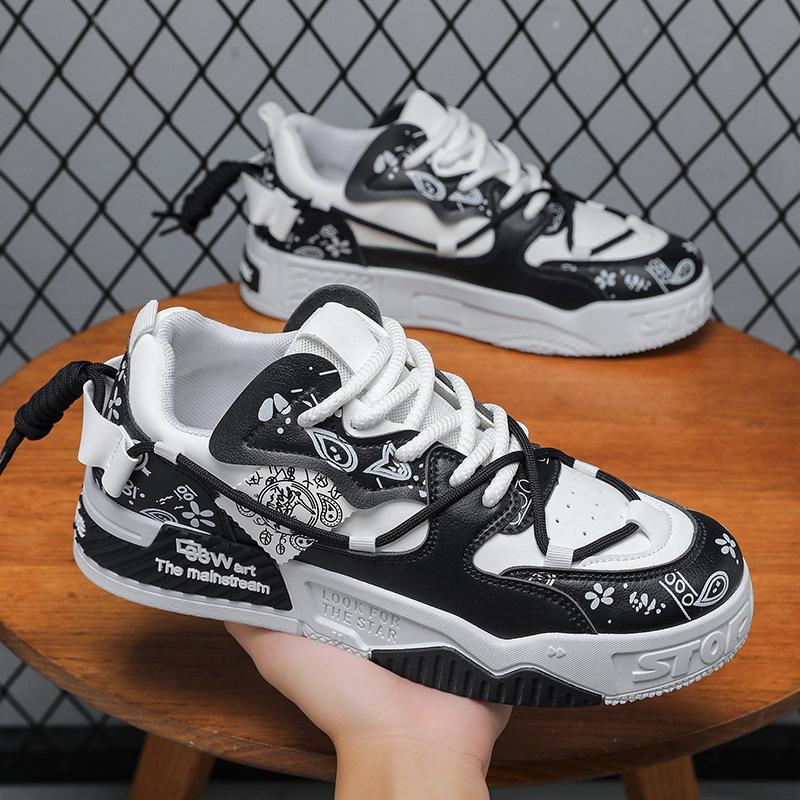 New autumn breathable board shoes trendy shoes sports and leisure running shoes young and young men's shoes non-slip shoes