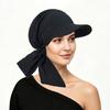 Sun Protection Turban Hat Curved Brim Sunshade Hat Casual Fabric Headscarf  Outdoor