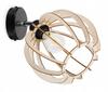 MODERNÍ LED DŘEVĚNÁ KULATÁ STROPNÍ LAMPA