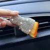 Car Cleaning Brush Sparkling Rhinestones Ergonomic Handle Air Conditioner Vent Cleaning Scrubber Versatile Cleaning Tool