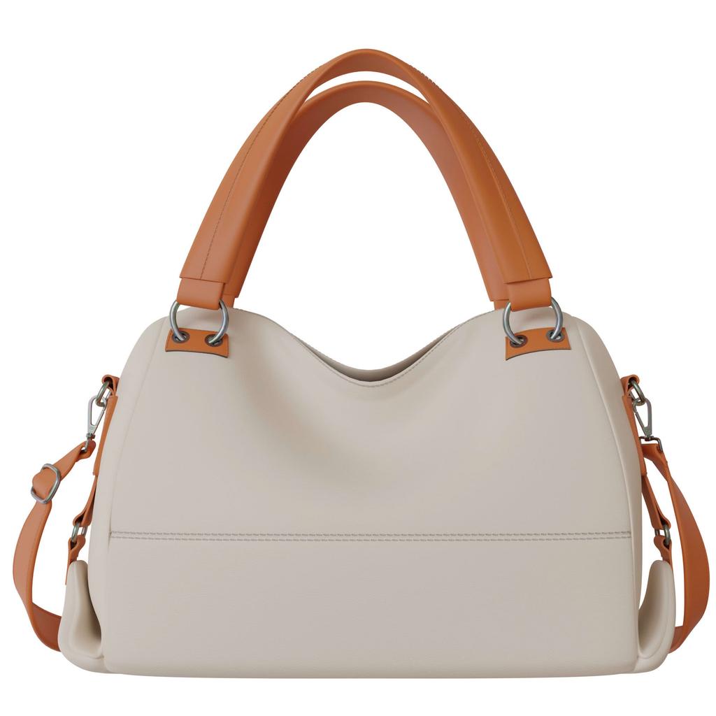 Damen Schultertasche – elegante vegane Handtasche mit viel Stauraum