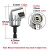 Turning screwdriver, corner screwdriver, zinc alloy elbow, labor-saving short turning screwdriver, connector, hardware tool
