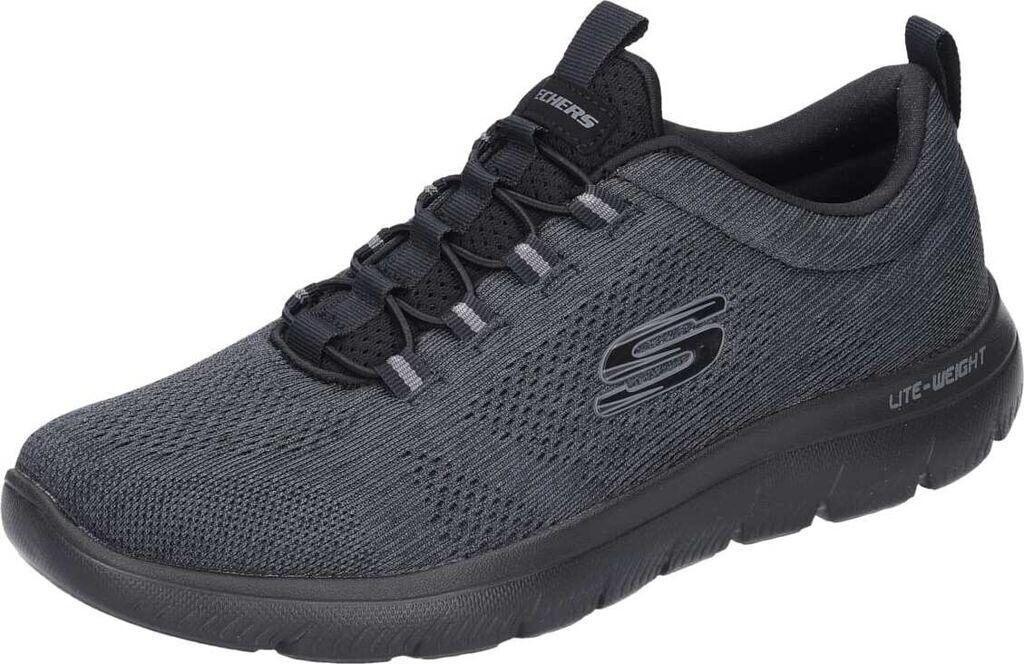 

Кроссовки Skechers Summits Louvin slip-on shoes black white 45