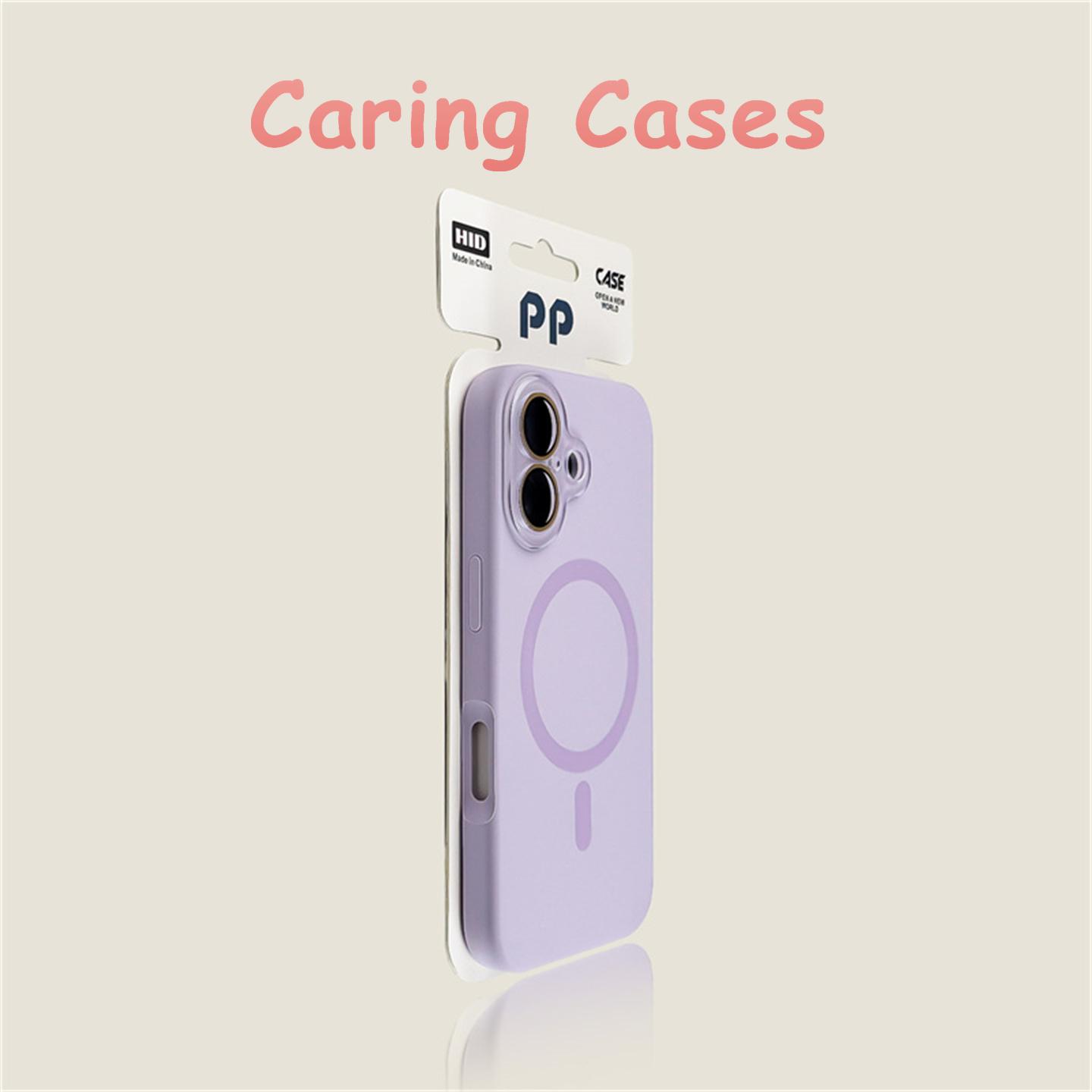

For iPhone 17 Pro Max Case Carbon Gray Liquid Silicone MagSafe Stand Full Cover Skin-Feel Compatible with iPhone 16 15 14 13 12 iPhone Air бузковий