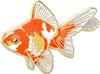 B2180834 Tierfreunde Anstecknadeln Goldfisch