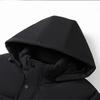 ROMON Men's Wool-Blend Hooded Insulated Winter Jacket